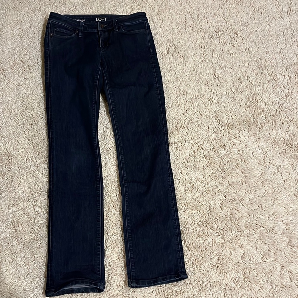 Loft modern straight jeans